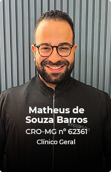 Matheus de Souza Barros, especialista em implantodontia na Implanvita BH